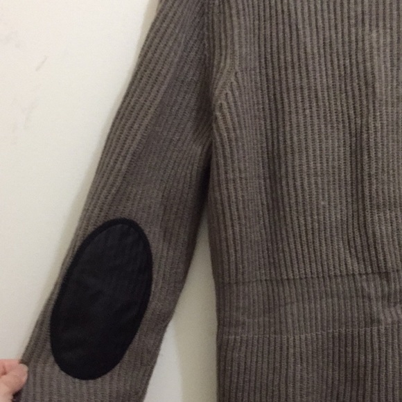 Fred David dark taupe cardigan ( sz petite lg) - Picture 3 of 10